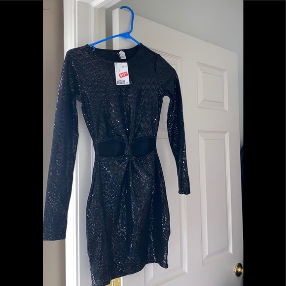 H&M Other - Brand New Black sequin dress from h&m